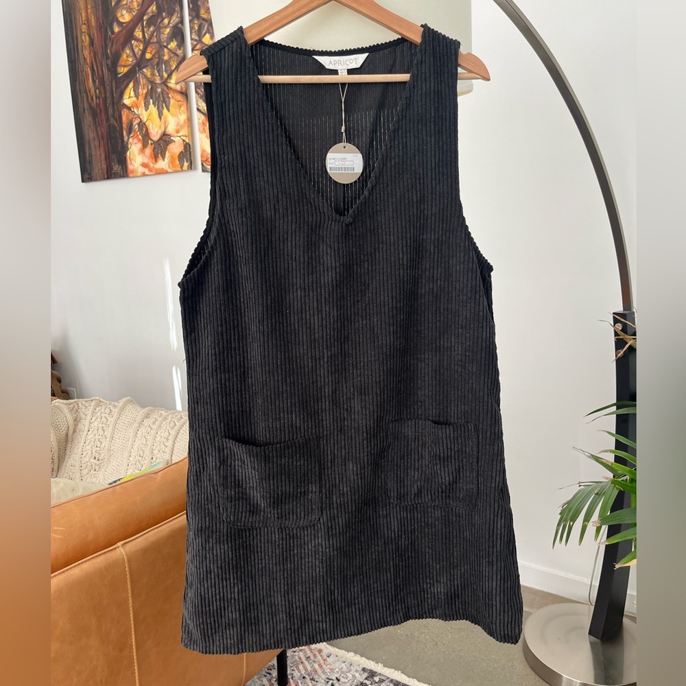 NWT Apricot Corduroy Jumper Dress
